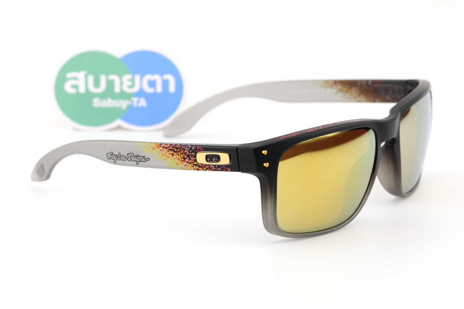 Oakley Holbrook TLD (Troy Lee Designs) Black Fade/Prizm 24K Polarized OO9102-AH