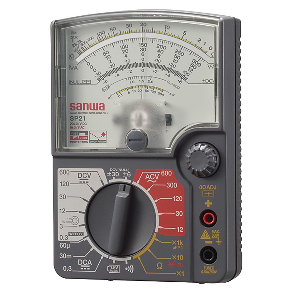 Sanwa SP21 Analog Multitesters / Drop shock proof meter Continuity check buzzer
