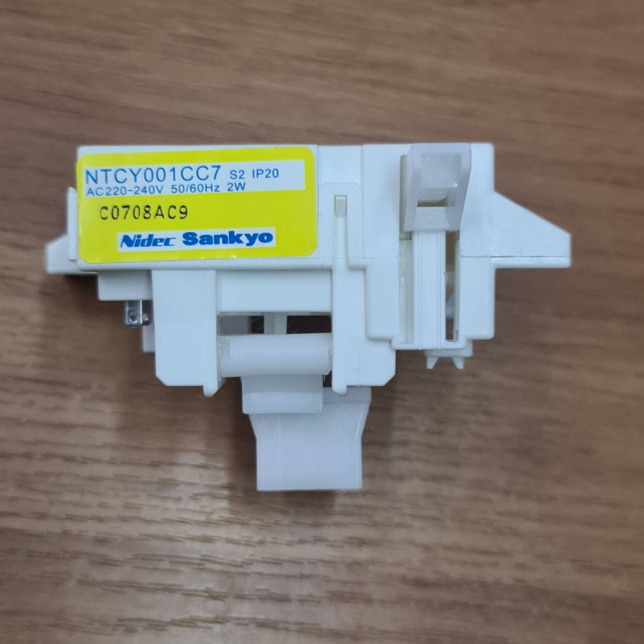 0000600 สวิทช์ +ก้าน C0601CC8 ประตู เครื่องซักผ้า HITACHI อะไหล่ของแท้ สวิตย์ล็อก เครื่องซักผ้า ฮิตาชิ LID LOCK SWITCH