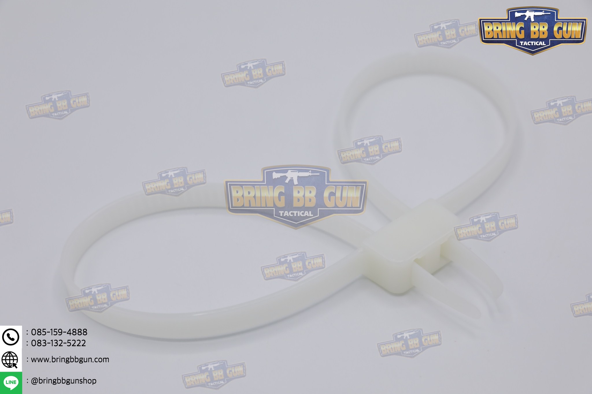 กุญแจมือสาย Cable Ties (เคเบิ้ลไทร์รัดข้อมือ) (Cable Ties Handcuffs) (Plastic Handcuffs) (Zip Ties Handcuffs) รุ่น B02