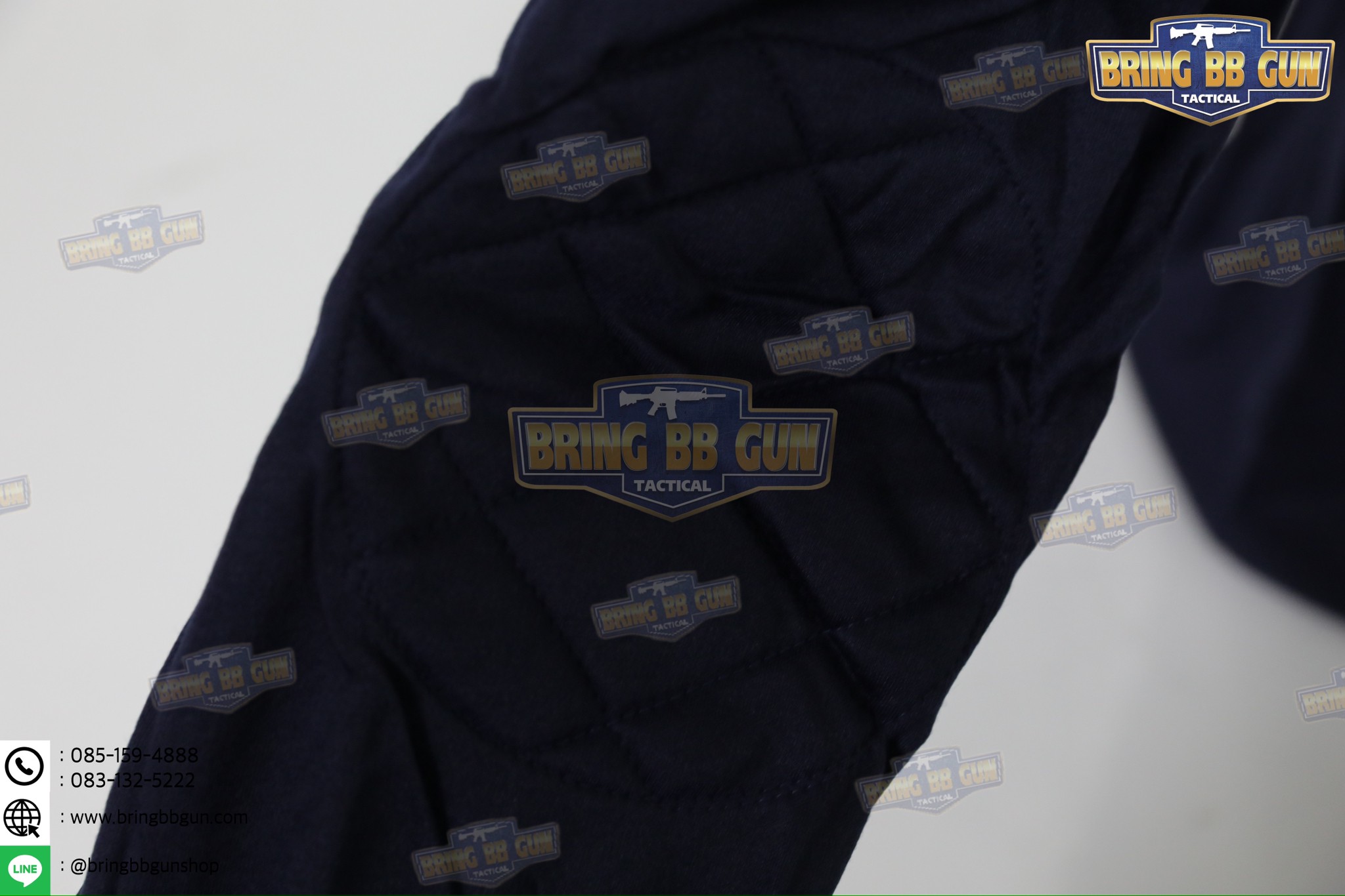 เสื้อยืดแขนยาว บุไหล่ คอกลม (ผ้า TC)