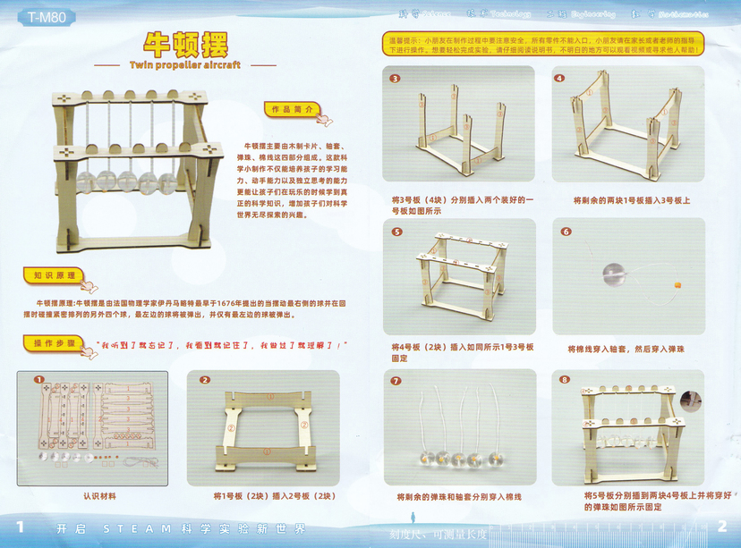 ชุด STEM แบบ DIY : แบบจำลองโมเมนตัม