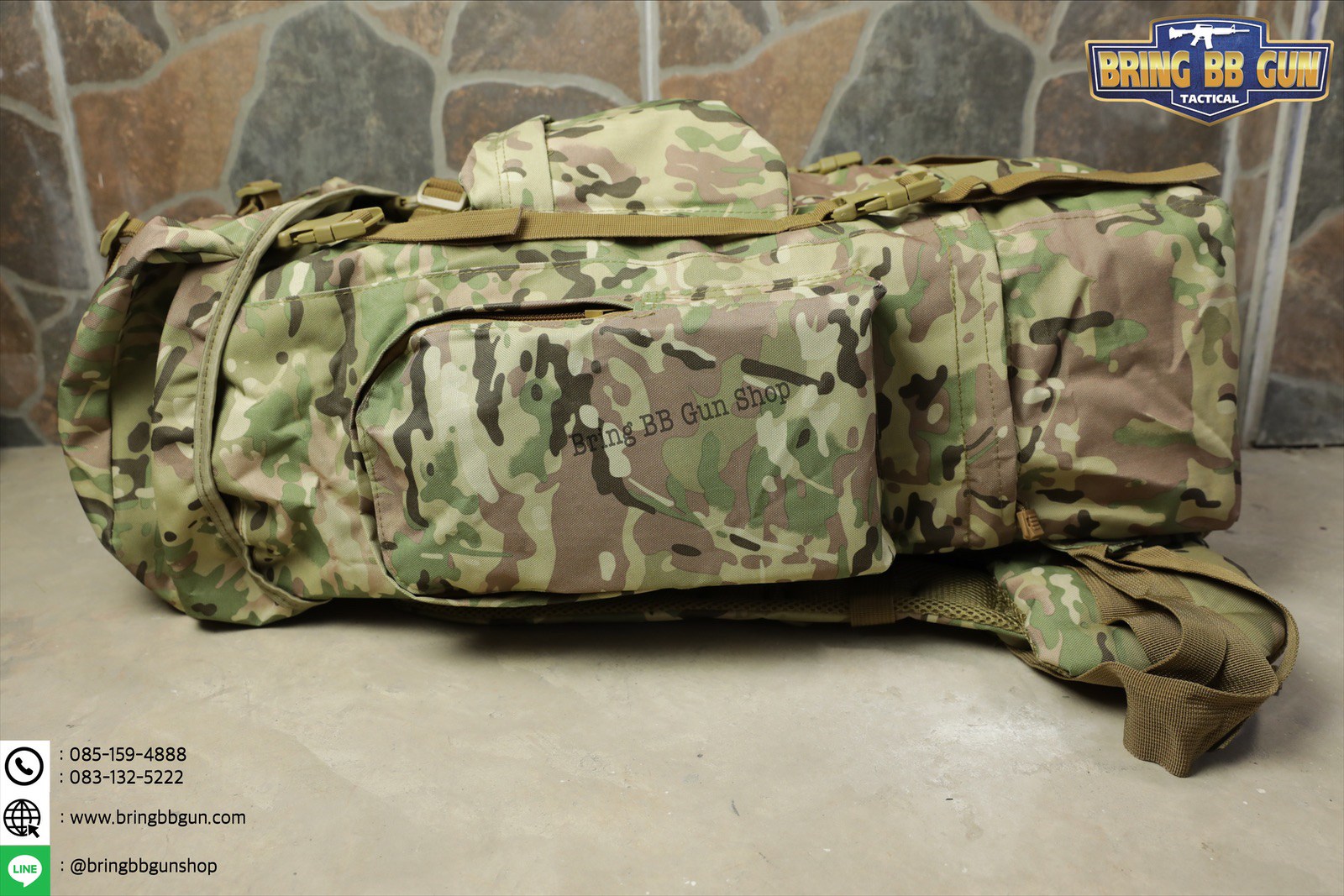 กระเป๋าเป้ รุ่นโครงเหล็ก