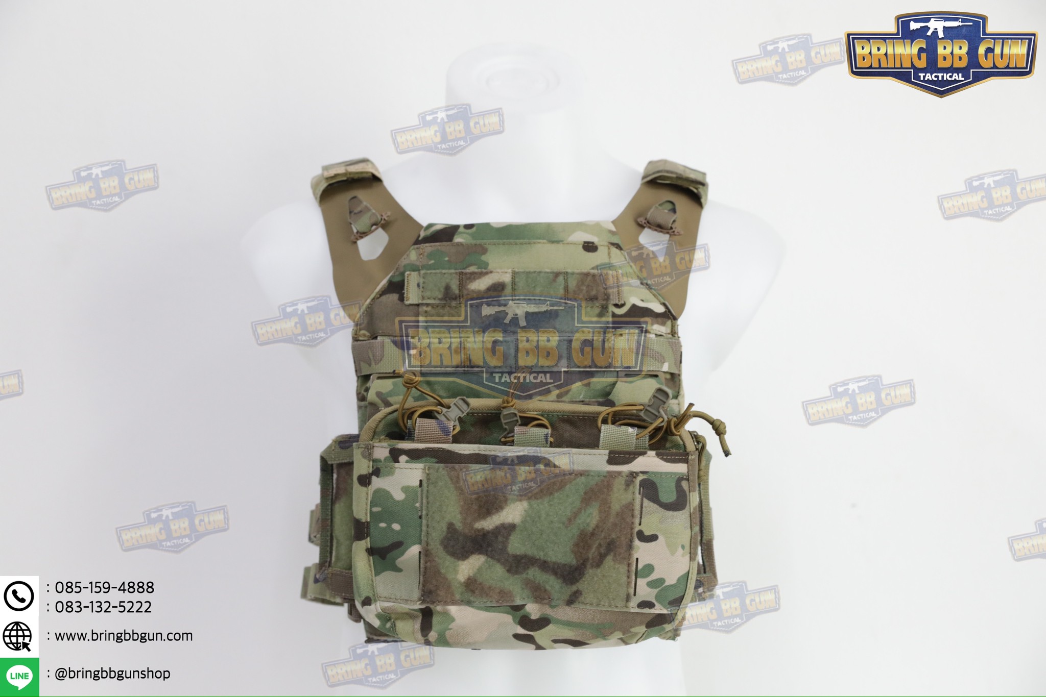 เสื้อเวส JPC 2.5 (เสื้อเวส JPC 2.0 + เพ้าแม็กกาซีน DOPE (5.56 แบบ3ช่อง)) (JPC 2.5 Plate Carrier) (JPC 2.0 + DOPE Front Flap)