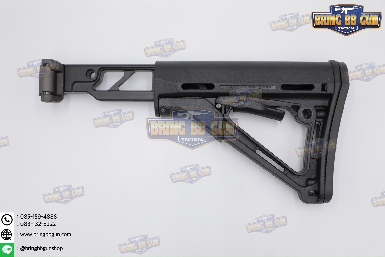 แกนพานท้ายพับได้ทรง JMAC สำหรับ Sig Sauer MPX/MCX รุ่น JMAC ST-6 Skeletonized Tube (Folding Adapter) (1913 Adapter) (JMAC) (MCX) (MPX) (1913)