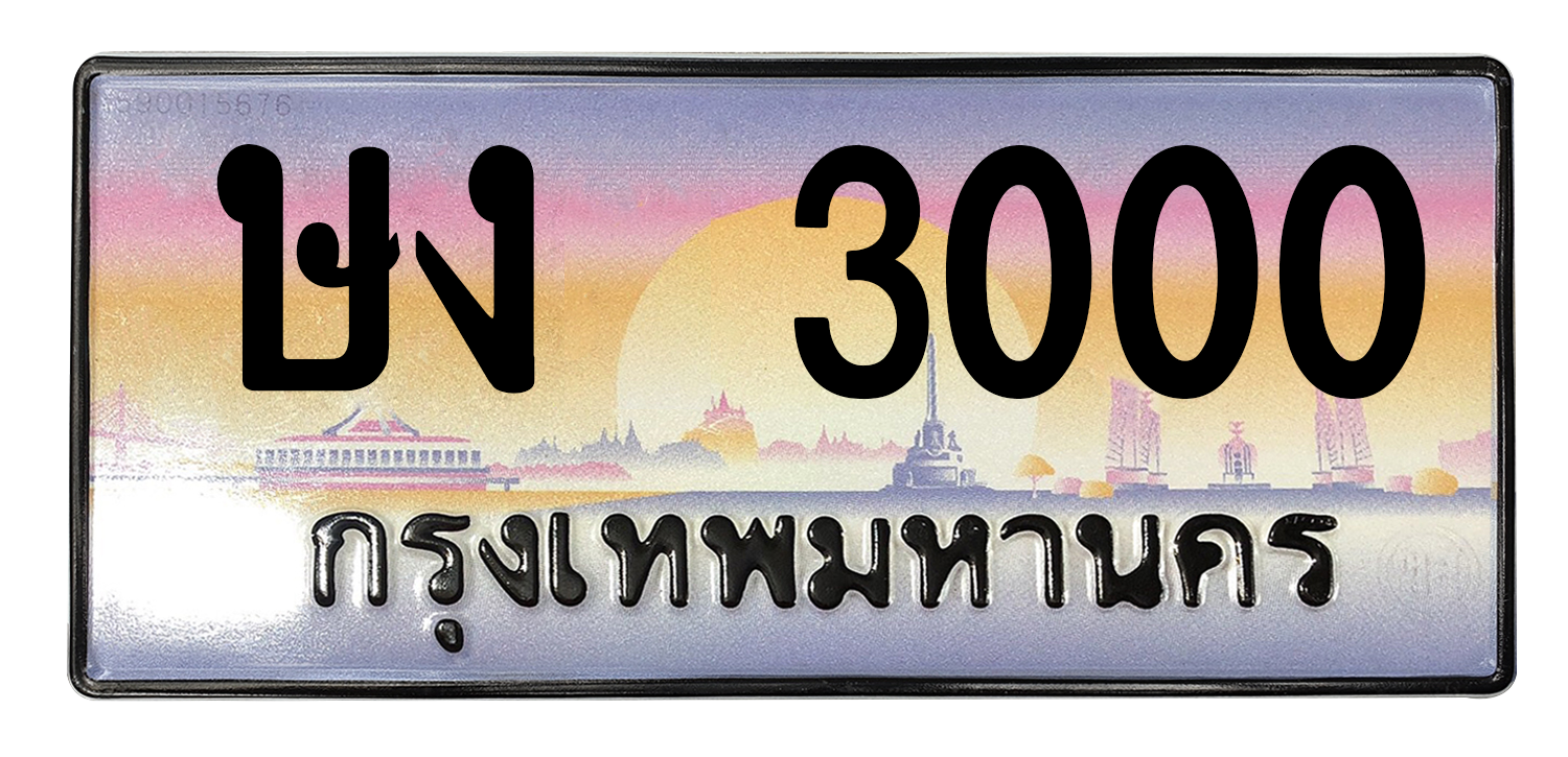 ทะเบียนสวย 3000 ขายทะเบียน 3000 ษง 3000