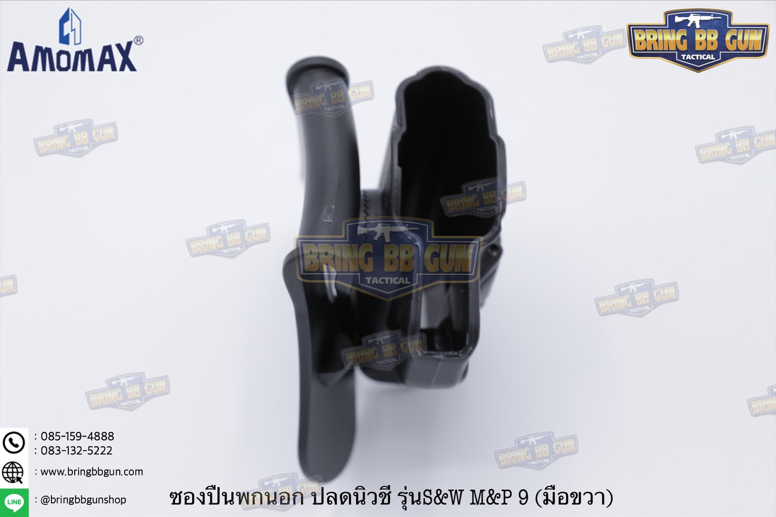 ซองปืนพกนอกปลดนิ้วชี้ ยี่ห้อ Amomax รุ่น S&W J Frame