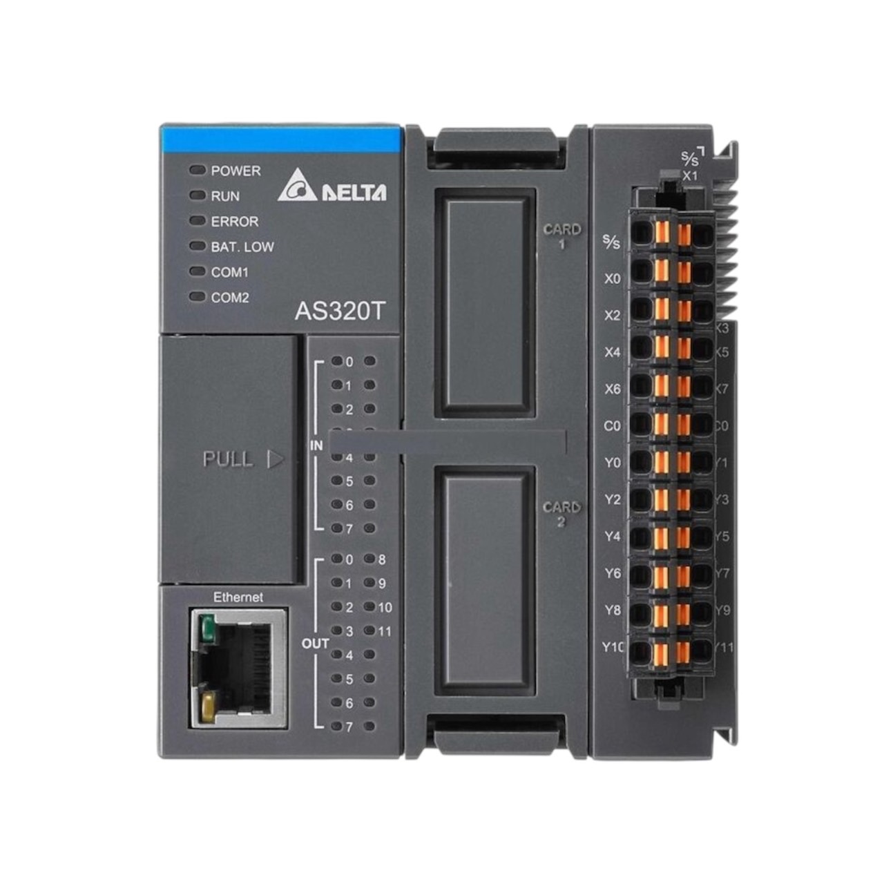 Delta PLC AS320P-B 8DI / 12DO 6 axes pulse output