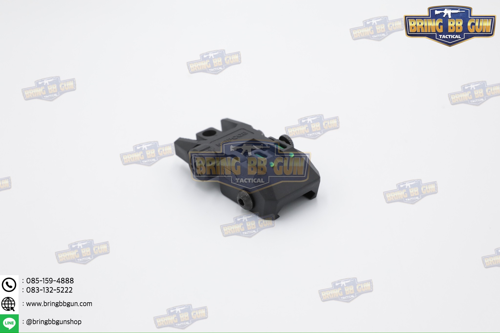 ศูนย์หน้า-หลังพับได้แบบพลาสติก MGPCQB รุ่น Armor Gen2 เรืองแสง