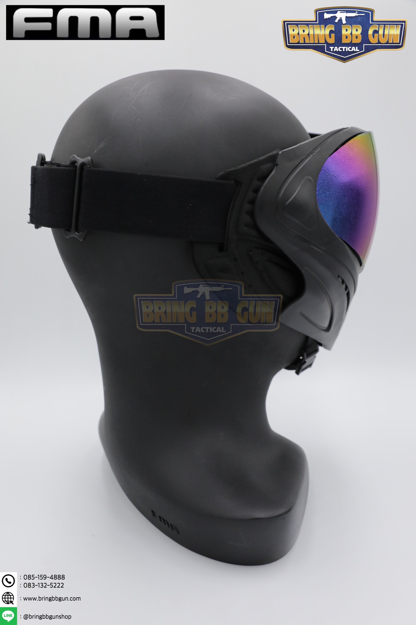 หน้ากาก F1 ยี่ห้อ FMA รุ่น เลนส์ 1 ชั้น