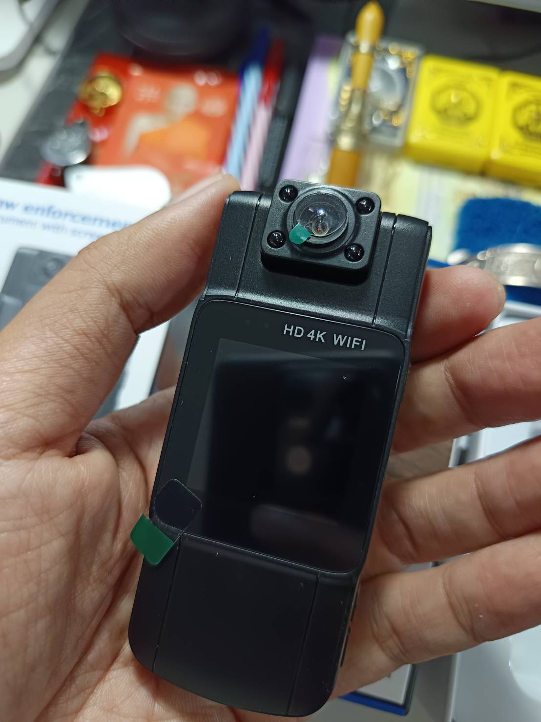 Action Camera BODY CAMERA Mini 4K WIFI รุ่น L11 เป็นกล้องติดหน้าอก Wifi ไร้สาย