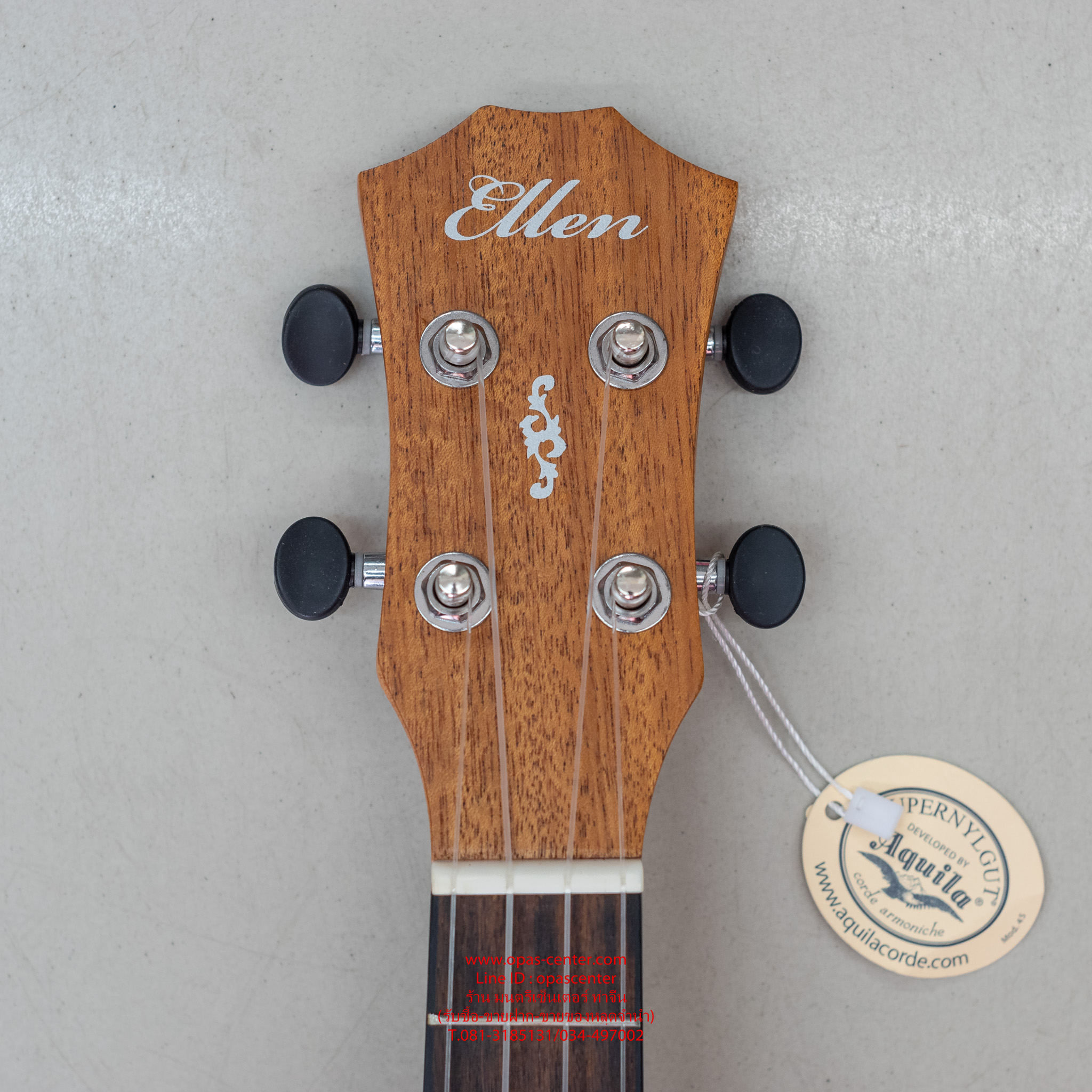อูคูเลเล่ ELLEN รุ่น EL-23uk ของใหม่ ขนาด Concert ไม้มะฮอกกานีทั้งตัว แถมกระเป๋า
