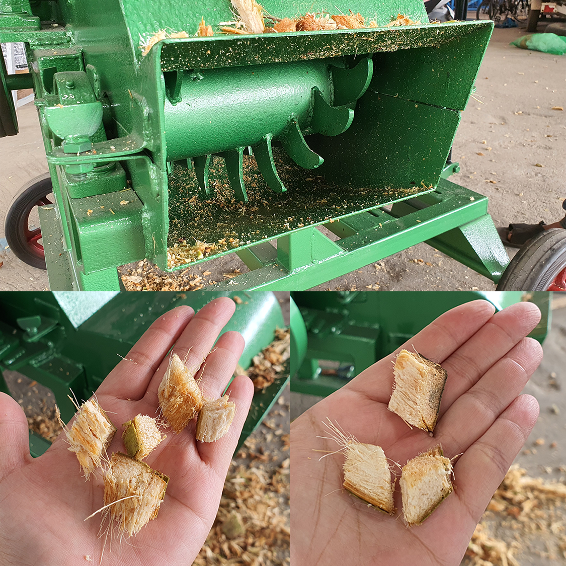 เครื่องหั่นเต๋ามะพร้าว Rotary Chopper (เครื่องเปล่า)