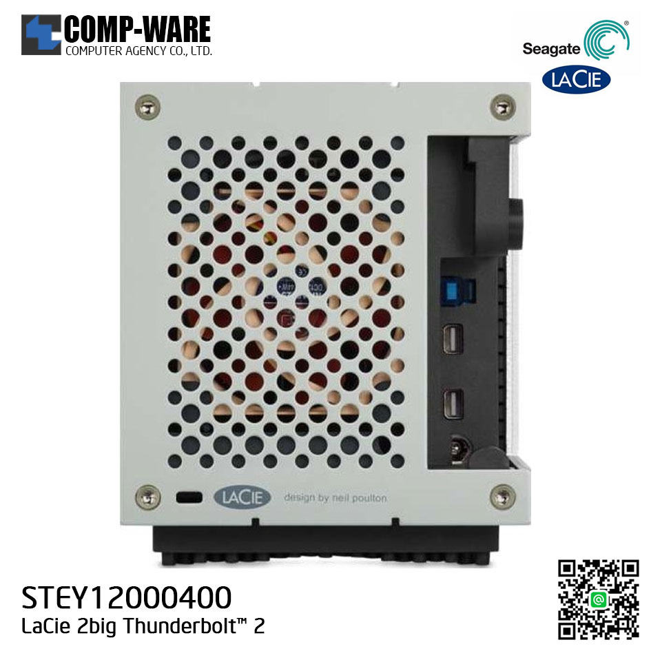 Seagate LaCie 2Big RAID Thunderbolt 2 12TB 7200RPM External Hard Drive STEY12000400