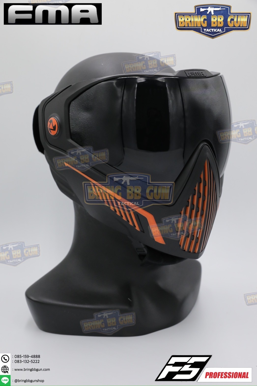 หน้ากาก F5 ยี่ห้อ FMA (FMA F5 STORM GOGGLE MASK) (F5 Professional) (Storm Goggle Mask)