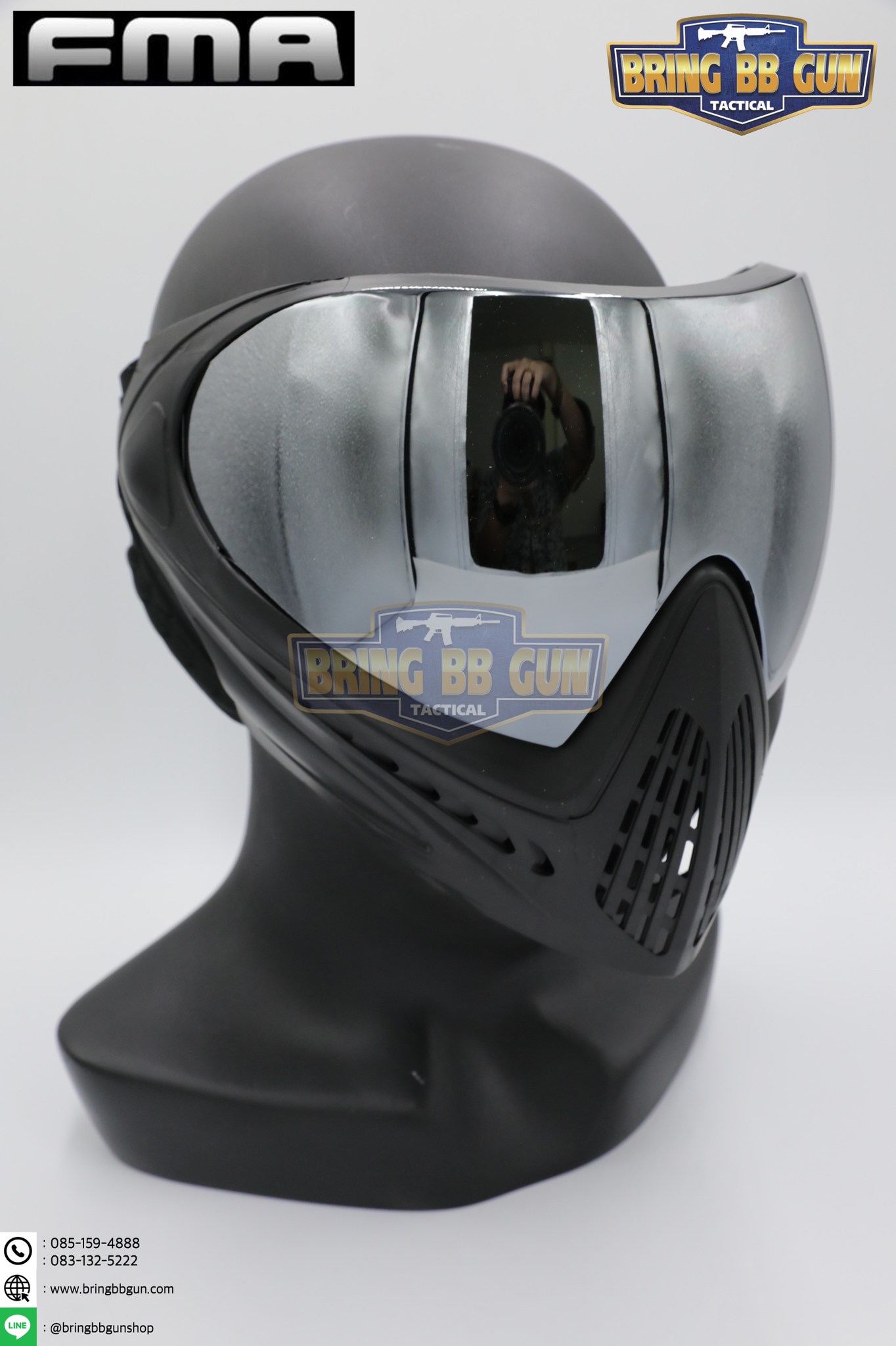 เลนส์หน้ากาก F1 ยี่ห้อ FMA รุ่น เลนส์1ชั้น