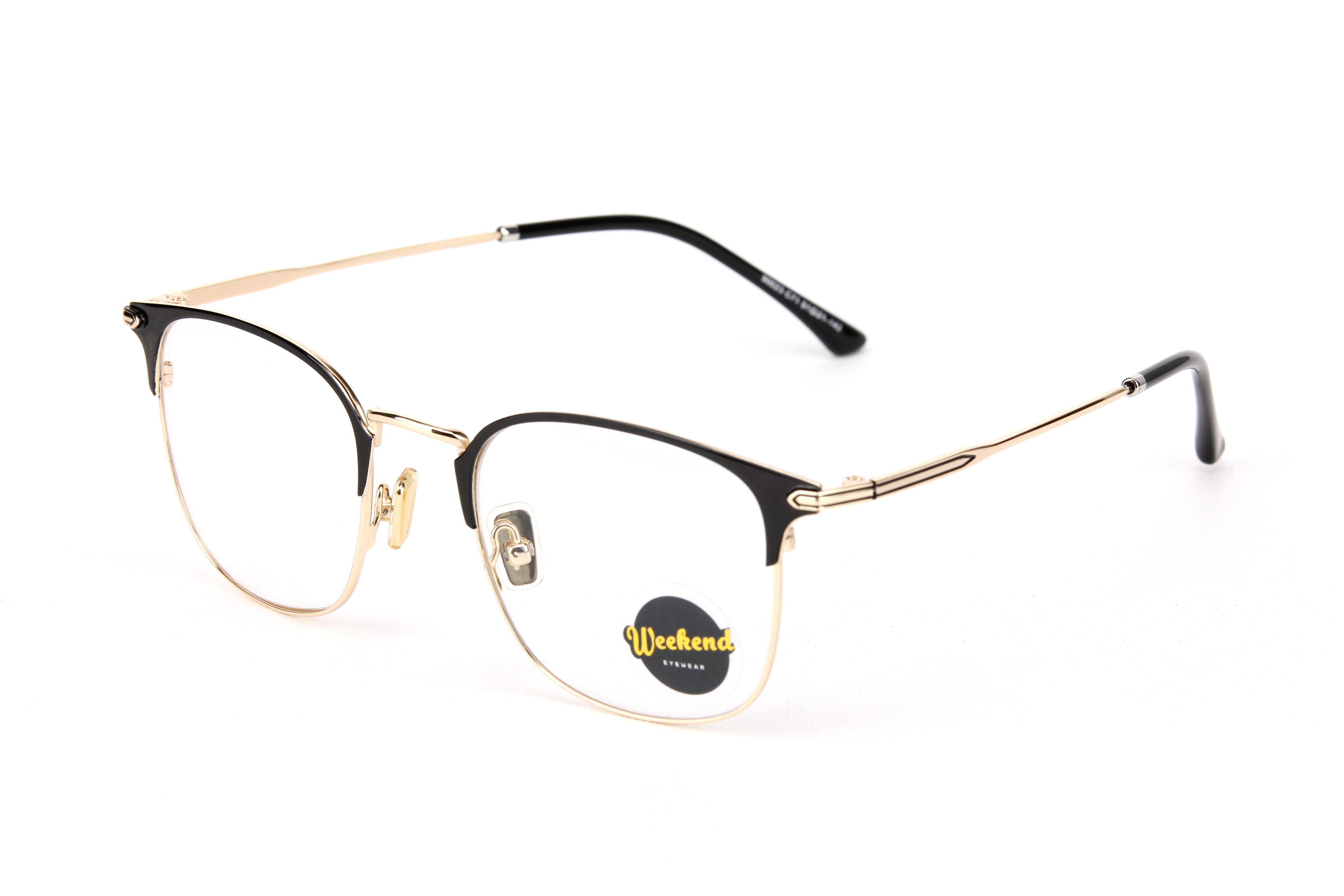 กรอบแว่นสายตา Weekend 90023 C71 Shiny Black