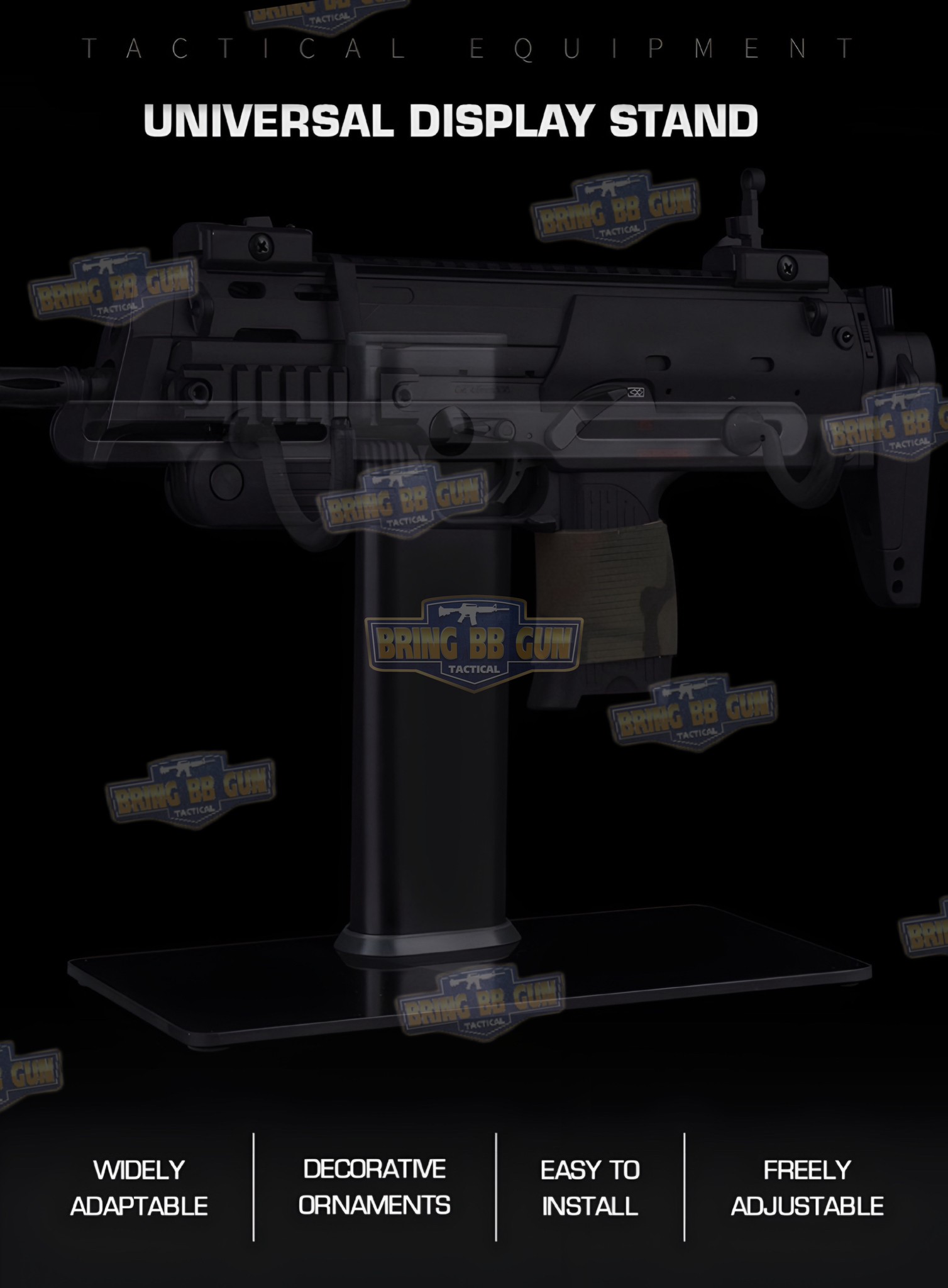 ขาตั้งปืนแบบแขวน (ฐานกระจก) ขาตั้งปืน Universal (Universal Display Stand)