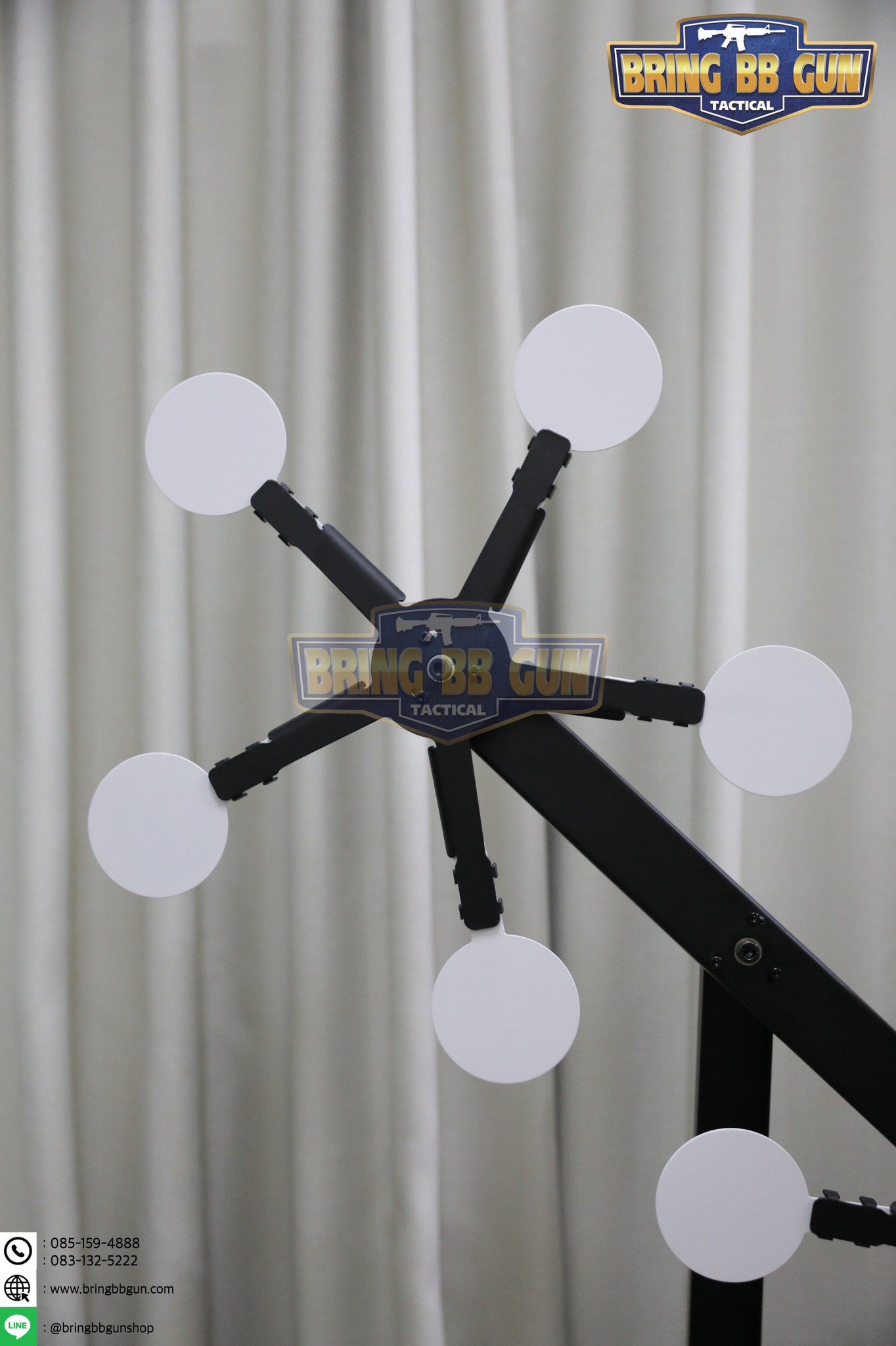 เป้าเพลทเหล็กสำหรับฝึกซ้อมยิงปืนบีบีกัน รุ่น 2XTexas Star