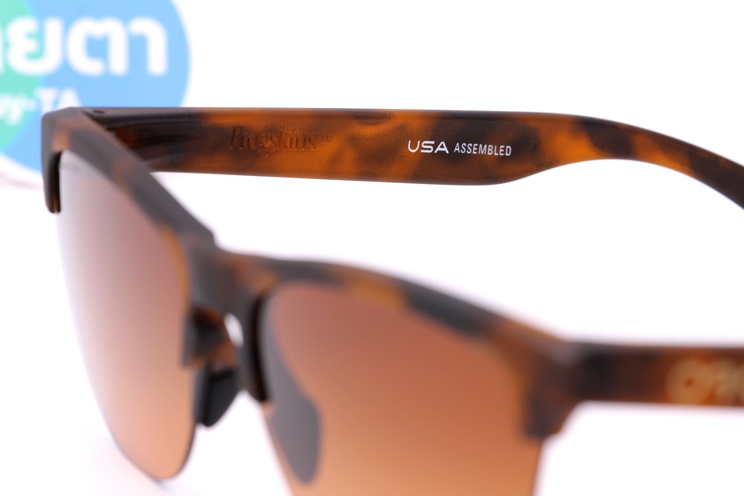 Oakley Frogskins Lite Matte Brown Tortoise/Prizm Brown Gradient SKU#OO9374-50