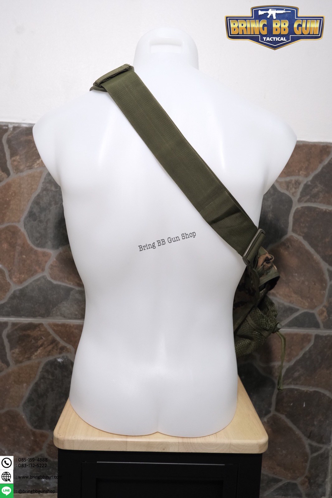 กระเป๋าสะพายข้าง-คาดอก รุ่น ทรงสามเหลี่ยม (เป้สะพายหลัง)