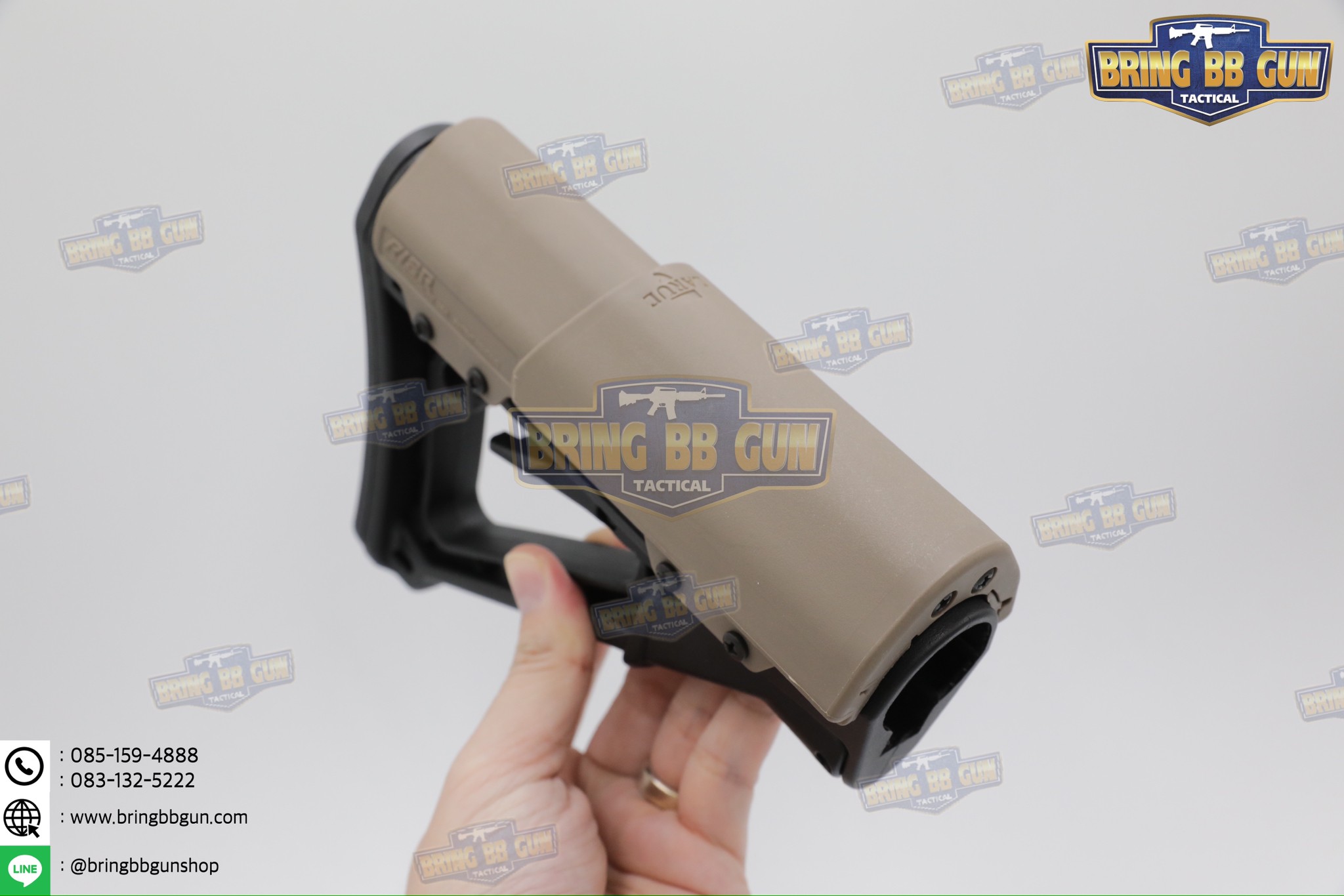 ที่รองแก้มพานท้าย CTR ทรง Larue RISR (Larue RISR for CTR/MOE) (Larue Tactical RISR) (Reciprocating Inline Stock Riser) (Cheek Riser)