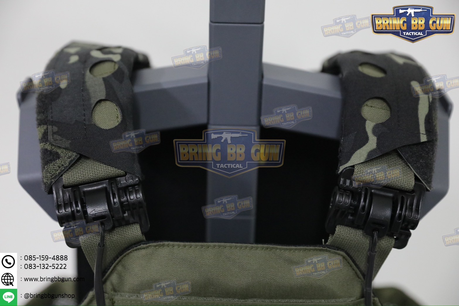 รองบ่าติดเสื้อเวส ทรง Ferro (แผ่นฟองน้ำรองบ่า) (แผ่นรองไหล่) (Shoulder Pads)