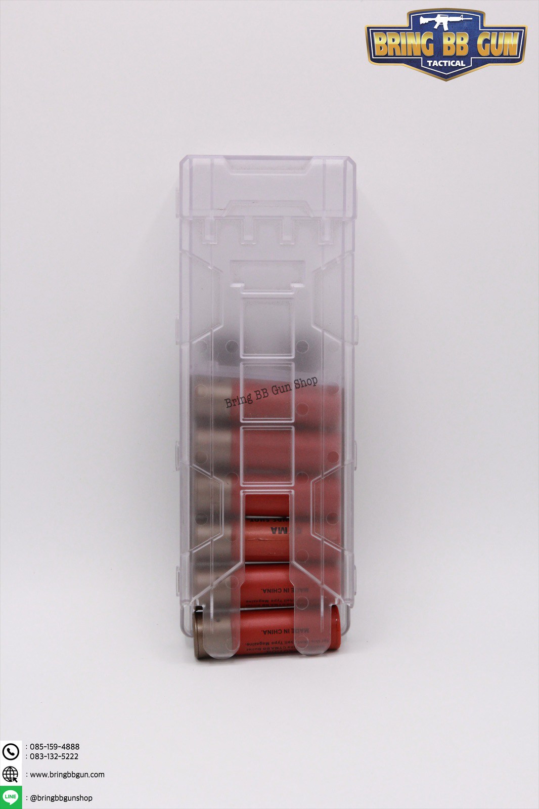 Shotgun shell magazine ซองบรรจุลูกกระสุนลูกซองขนาด12Ga 10นัด (ซองจิงโจ้)