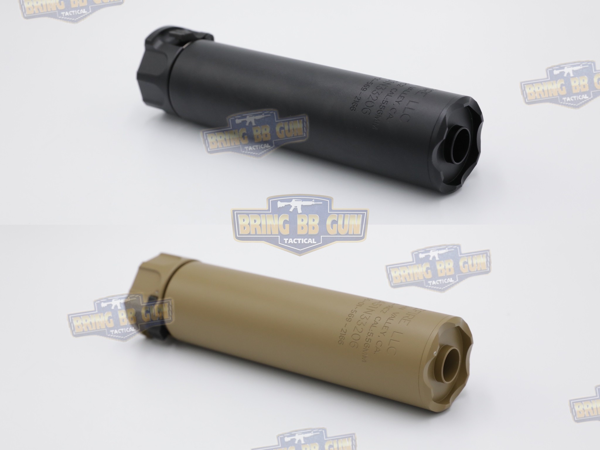 เก็บเสียง+ปลอกลดแสง ยี่ห้อ Surefire รุ่น Socom556 (6") (SOCOM556-RC2 & 4-Prong Flash Hider) (Fast-Attach Sound Suppressor)