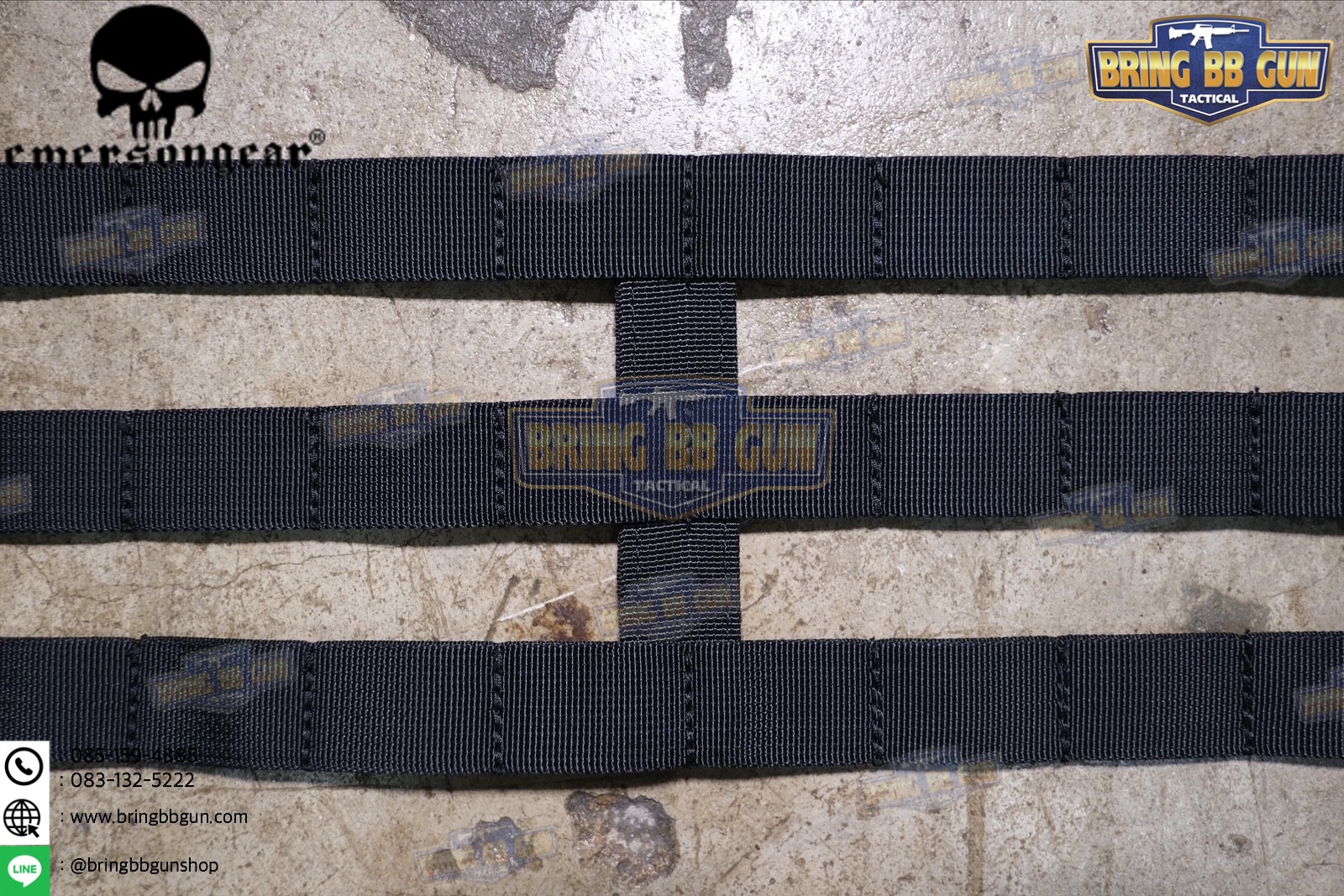 ชุดเซ็ตปลดเสื้อเกราะไว (ชุดสายโอบ-ปลดไว) ยี่ห้อ Emerson (Vest single point quick release Mesh Cummerbund) (Quick Release Cummerbund Set)