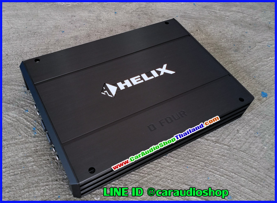 แอมป์ 4 CH คุณภาพสูง HELIX D FOUR (เสียงดี)