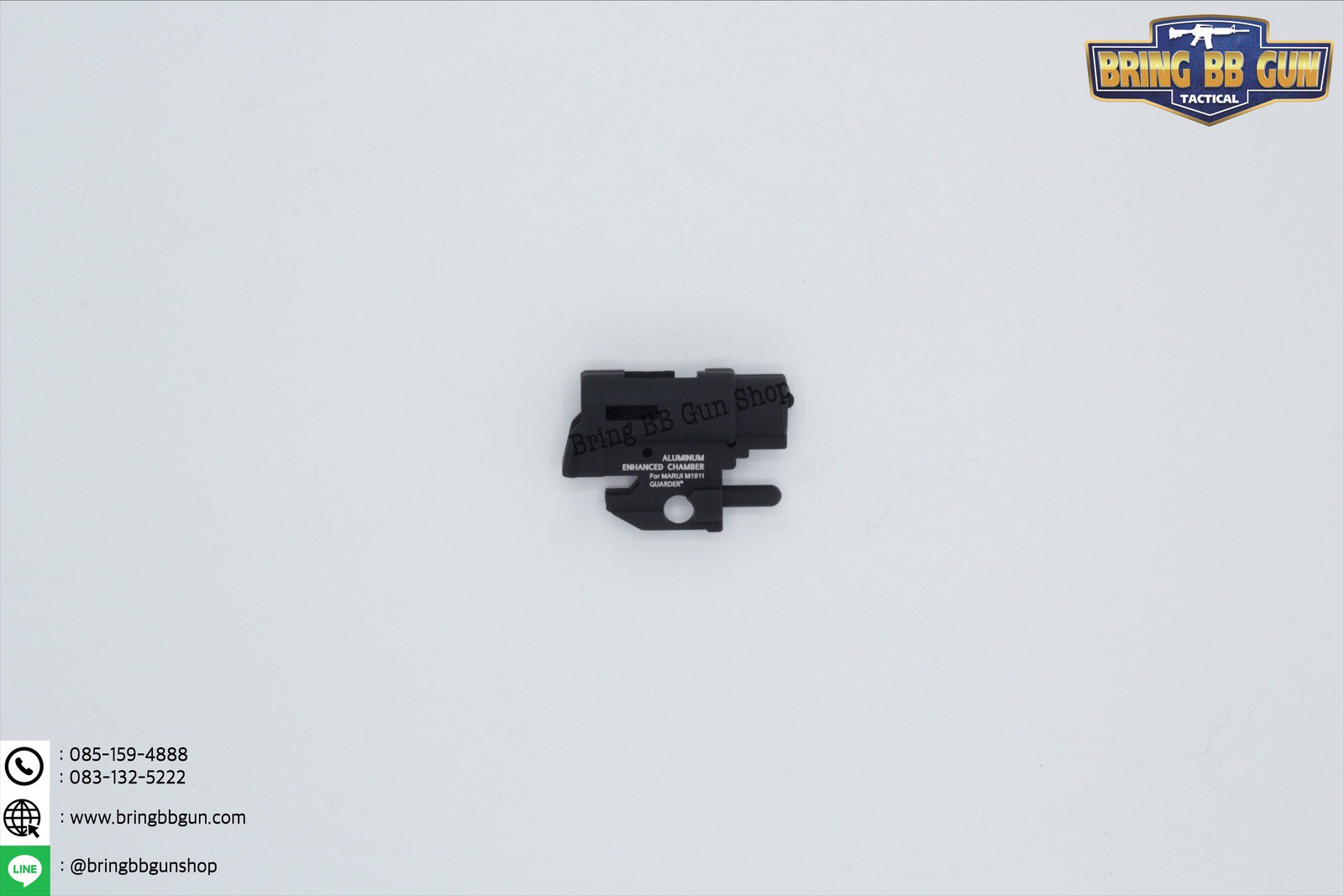 เรือนฮอปปืนสั้น (Guarder Hop Up Chamber) มี3รุ่นให้เลือก #รุ่นGlock (สำหรับปืน Glock 17/18c/34) #รุ่นM1911 (สำหรับปืน M1911) #รุ่นHi-capa (สำหรับปืน Hi-capa 4.3/5.1)