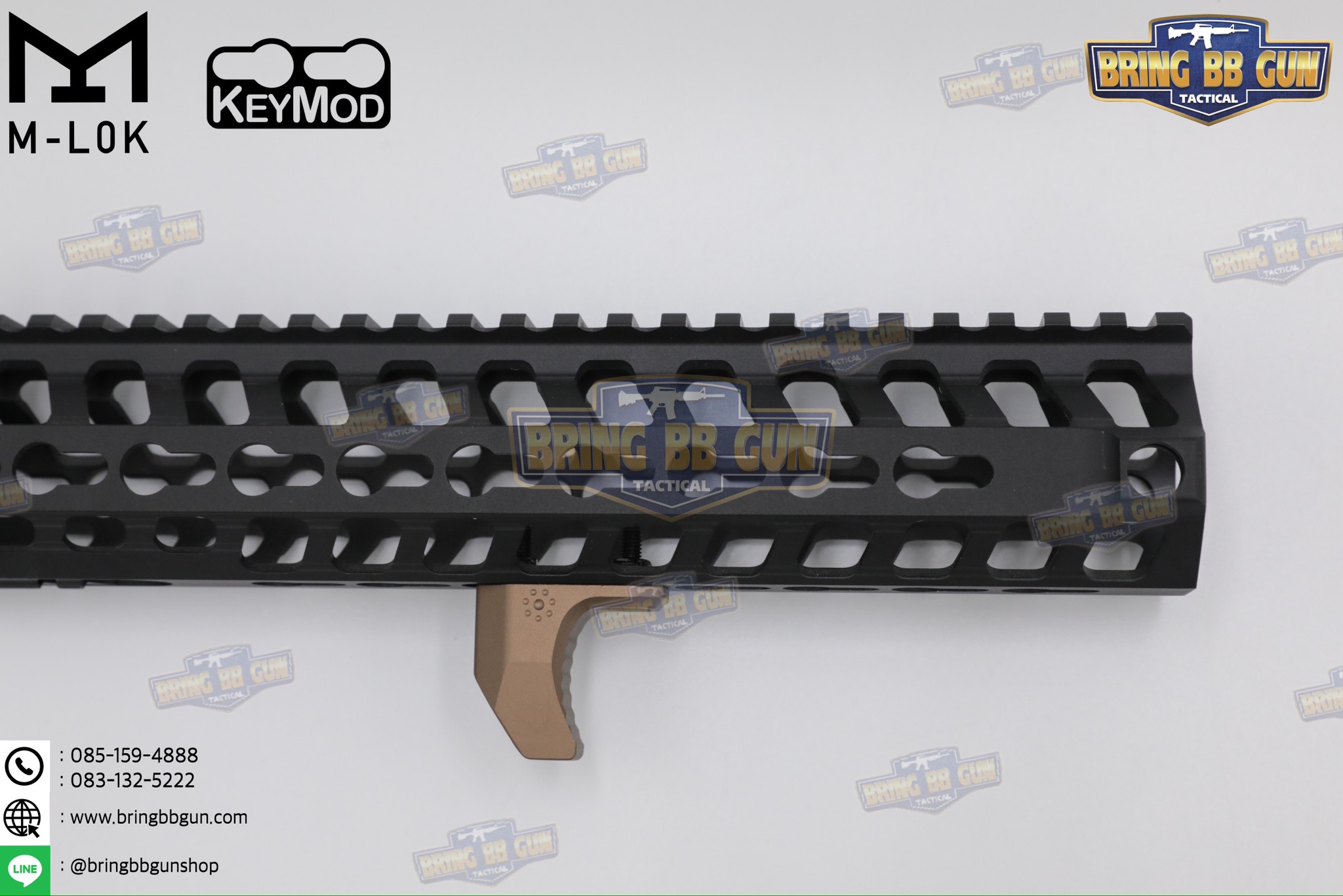 กริ๊ปมือหน้า Arisaka Hand Stop (Arisaka Hand Stop) (ใช้ได้กับชุดหน้าระบบราง M-Lok และ ระบบราง Keymod เท่านั้น)