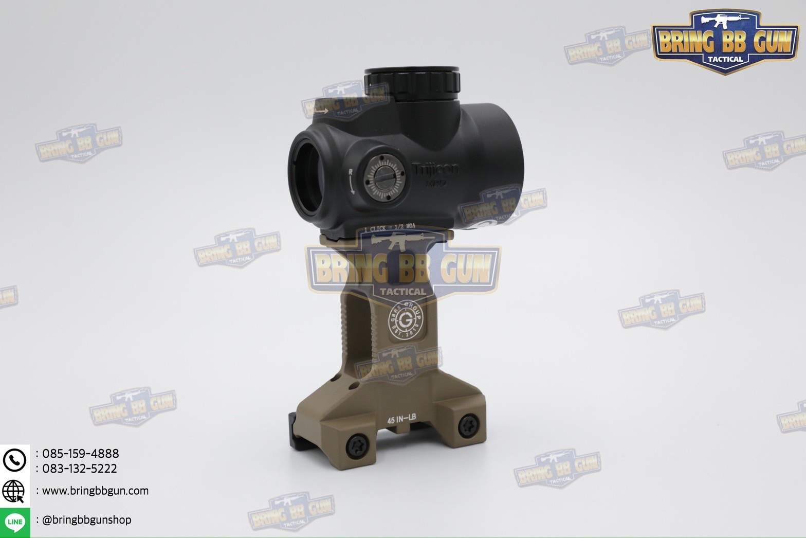 ขายกดอทสูง GBRS Lerna สำหรับดอท MRO (GBRS Group Lerna Mount Kit for Trijicon)