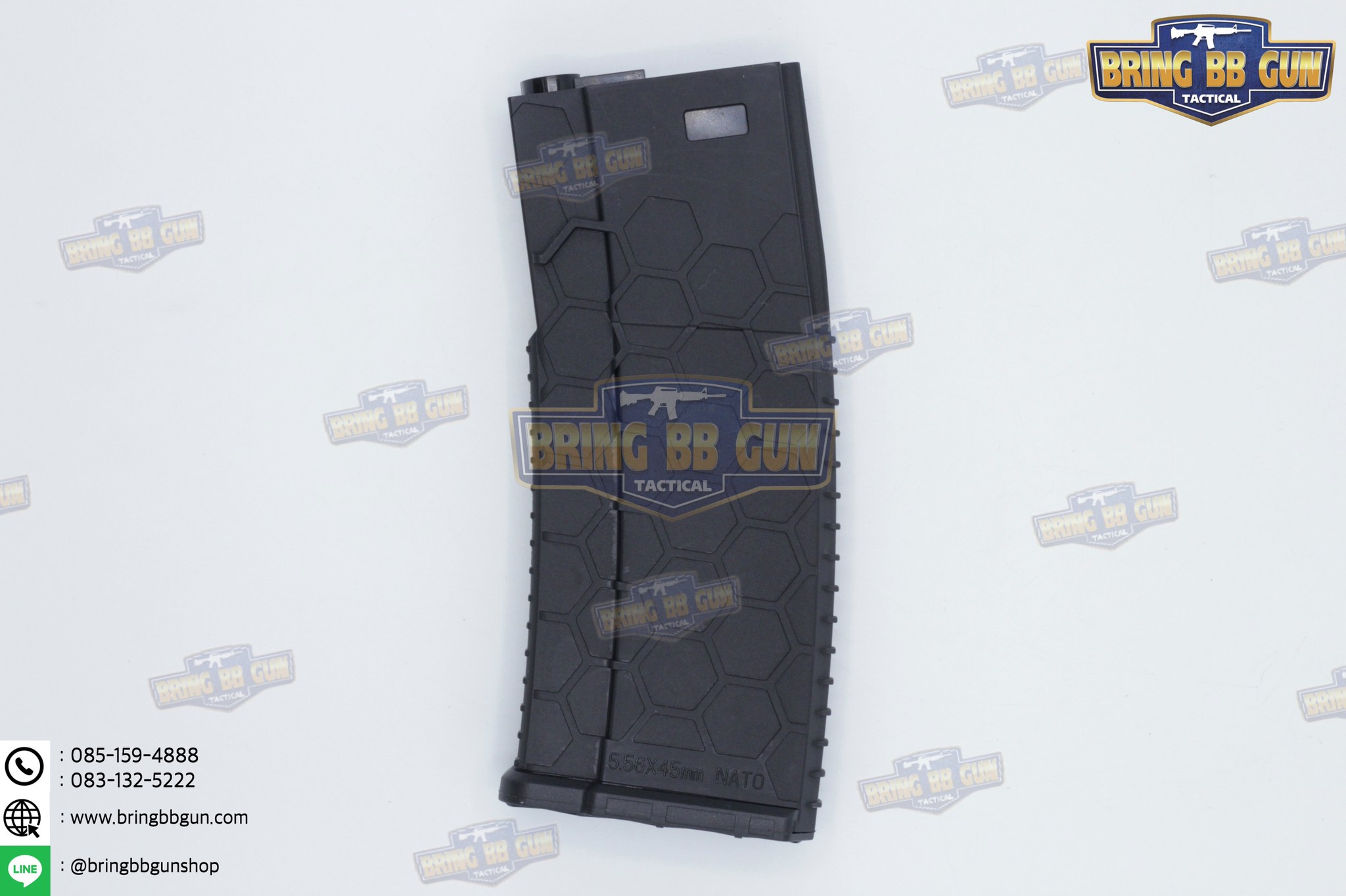 แม็กกาซีน M4 แบบstand(ไม่ต้องปั่น) ทรง Hex Mag (ทรง รังผึ้ง) (Hex Mag Mid-cap magazine)