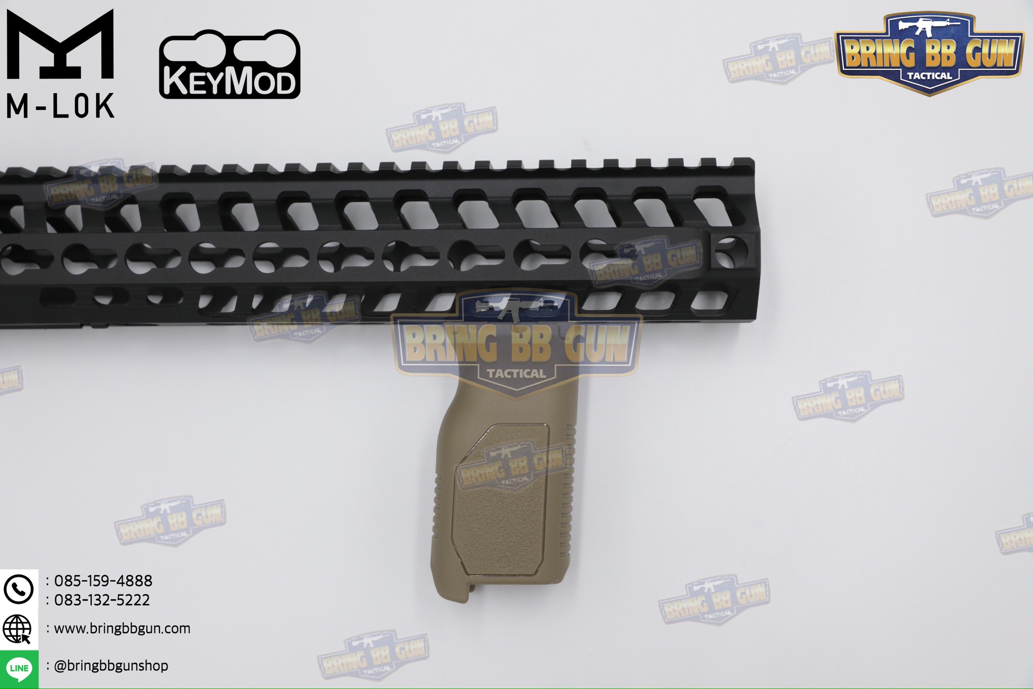 กริ๊ปมือหน้า STRIKE AVG (รุ่นยาว) (ใช้ได้กับชุดหน้าระบบราง M-Lok และ ระบบราง Keymod เท่านั้น)