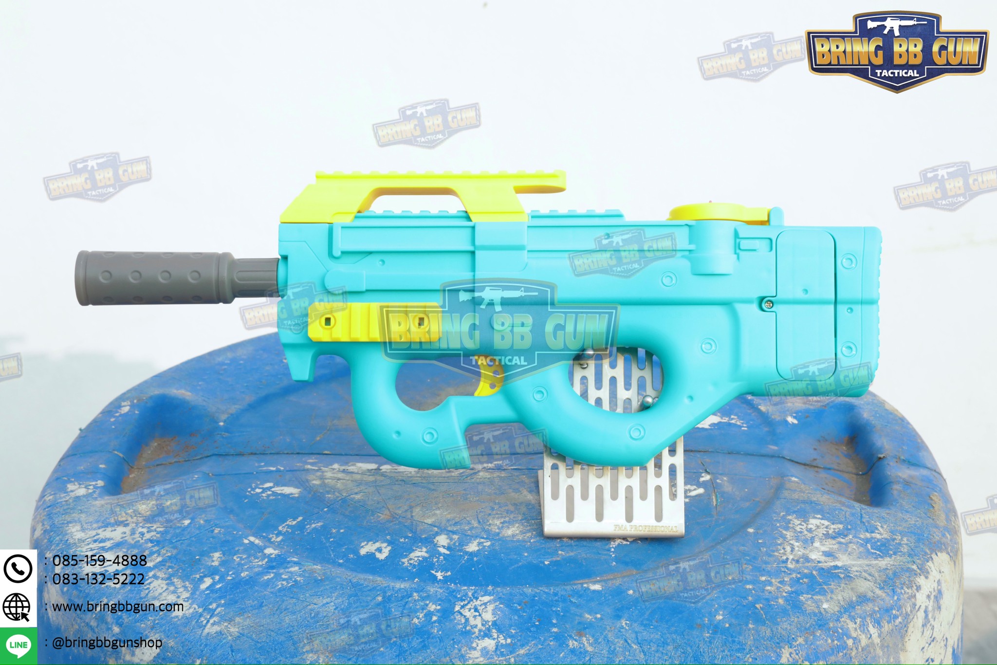 ปืนฉีดน้ำไฟฟ้า รุ่น P90 (ปืนฉีดน้ำของเล่น) (ปืนฉีดน้ำอัตโนมัติ) (ยิงได้ต่อเนื่อง)