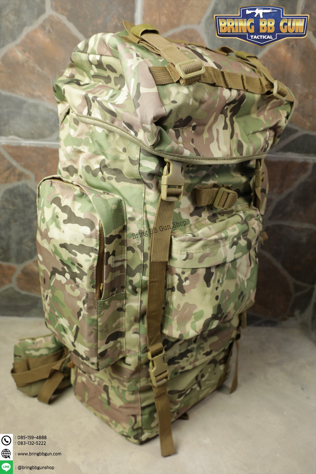 กระเป๋าเป้ รุ่นโครงเหล็ก