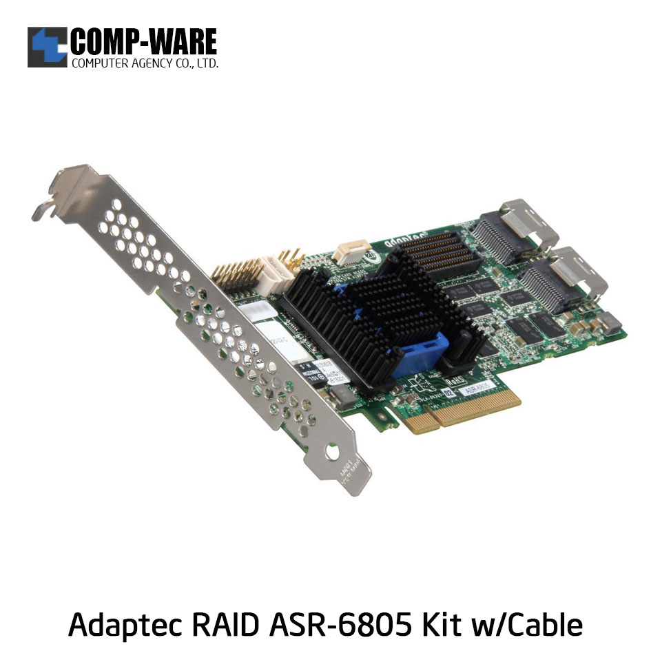 Microsemi Raid Controller 2271200-R (8-Port Internal) PCIe ASR-6805 Kit
