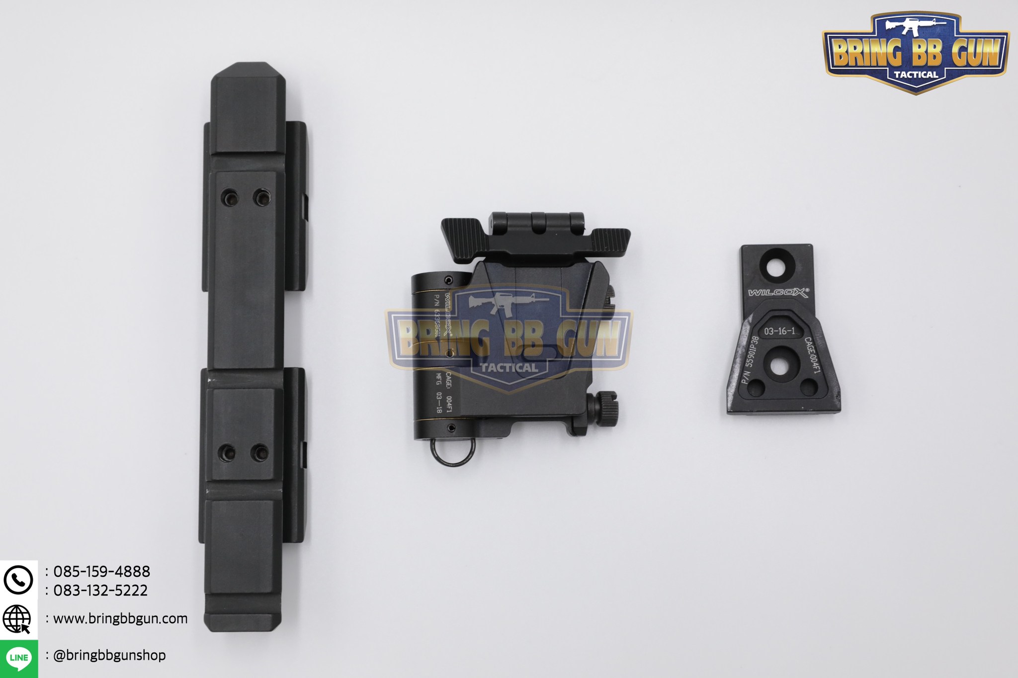 ชุดขายกสูง ดอท+ซูมหลังดอท Wilcox (Side Flip Mount Set for G33) (Wilcox Type Side Flip G33 mount Set)