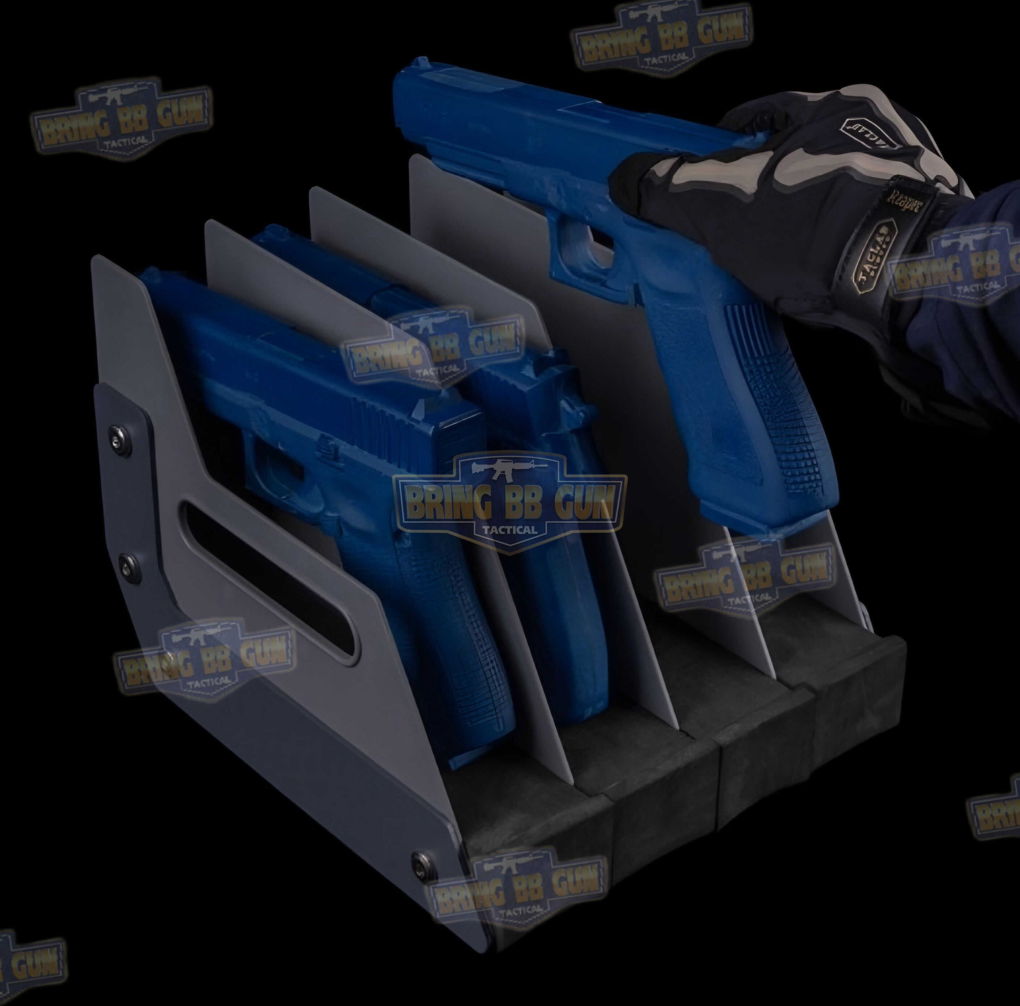 ชั้นวางปืนสั้น (ช่วยจัดเก็บปืนสั้นให้เป็นระเบียบ) (Pistol Stroage Rack)