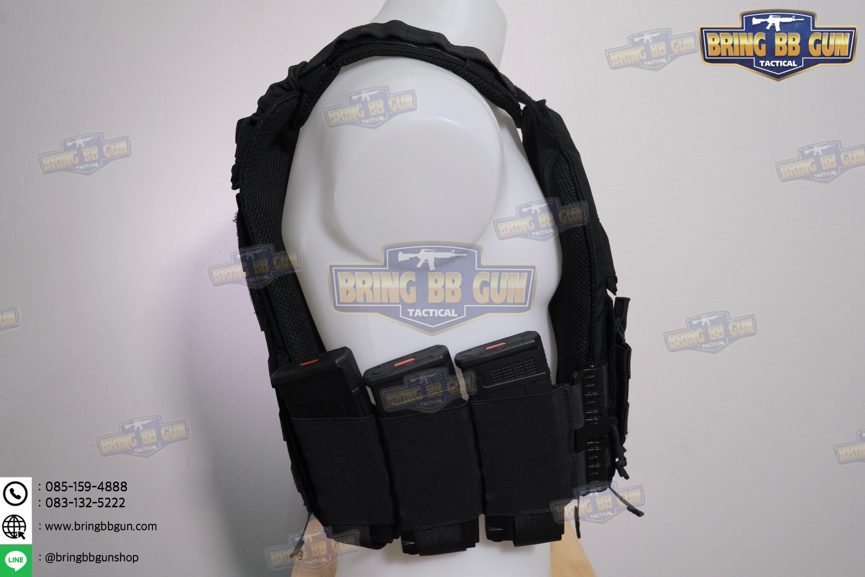 ชุดเซ็ตปลดเสื้อเกราะไว (ชุดสายโอบ-ปลดไว แบบยางยืด) (QD Elastic Cummerbund)