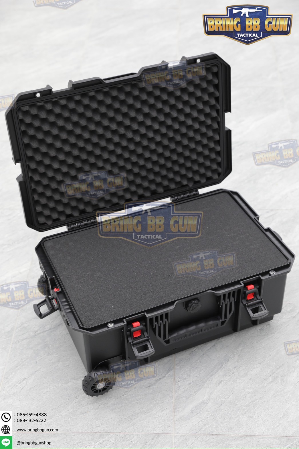 กล่องปืนสั้นแบบมีล้อลาก Plasma Case รุ่น P05 (SW1022C-R) (เคสกันกระแทรกแบบมีล้อลาก Plasma) (กล่องกันกระแทก)