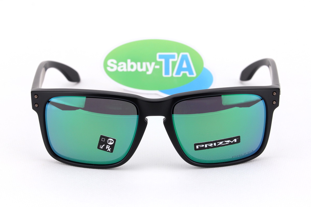 Oakley HOLBROOK Matte Black Ink/Prizm Jade SKU#OO9244-29 (ASIA FIT)