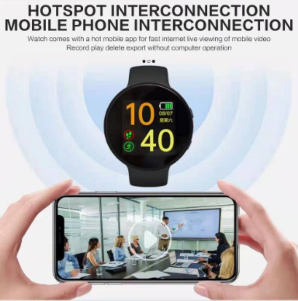 Spy Watch Wifi Camera กล้องนาฬิกาข้อมือ รุ่น ROU-13 ดูออนไลน์ผ่านแอพ MXCAM