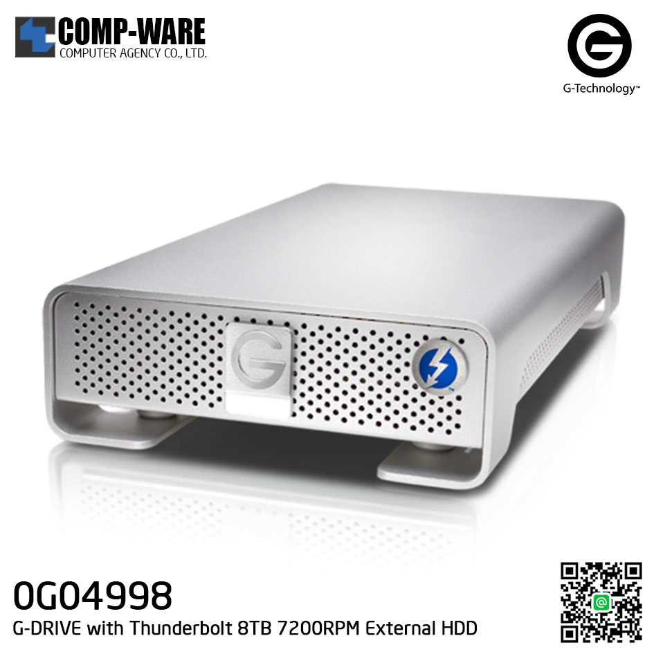 G-Technology G-DRIVE with Thunderbolt 8TB 7200RPM External Hard Drive - 0G04998