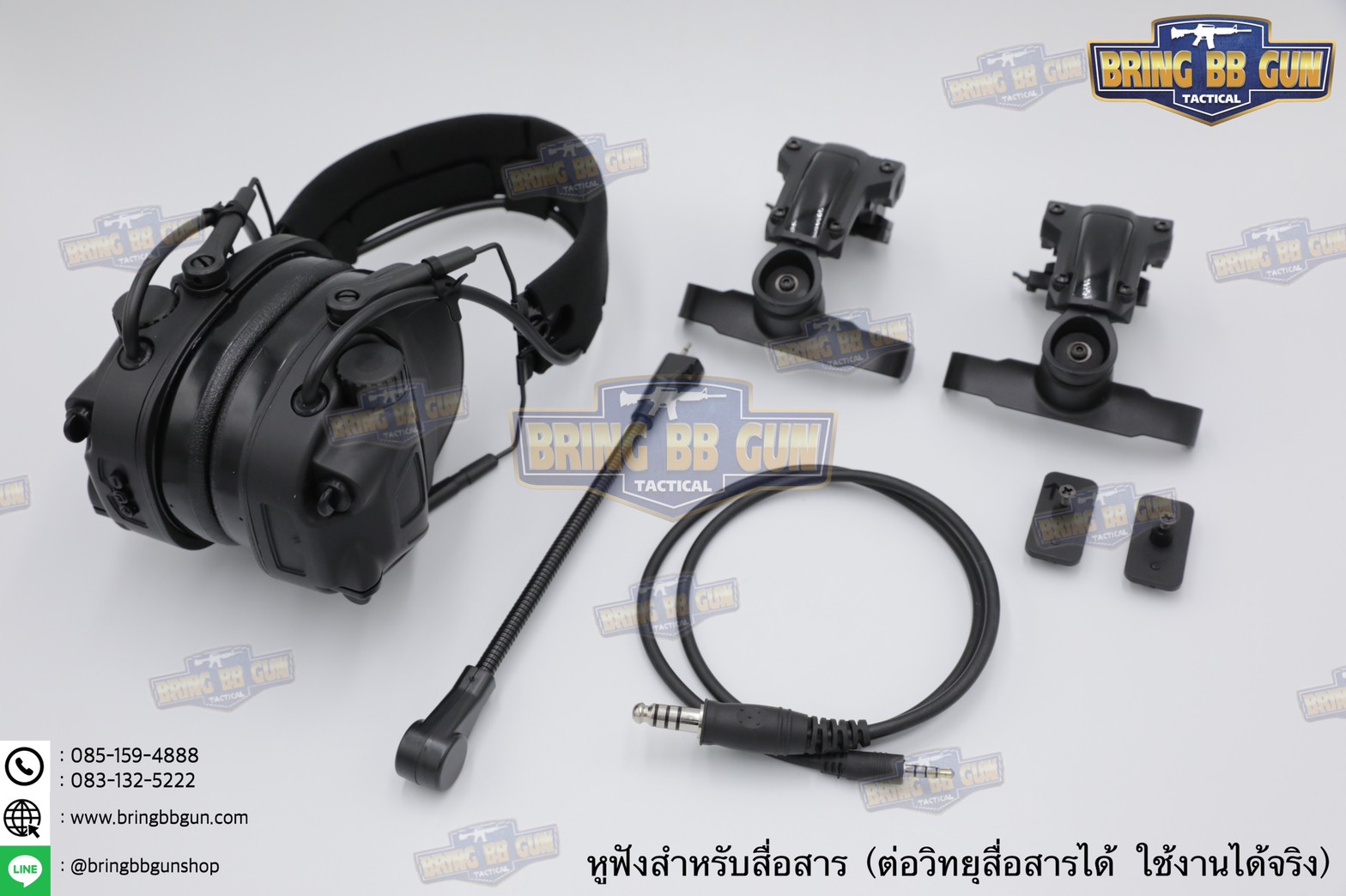 หูฟังสื่อสาร ทรง Ops-Core AMP (FCS AMP tactical communication shooting headset) (AMP)