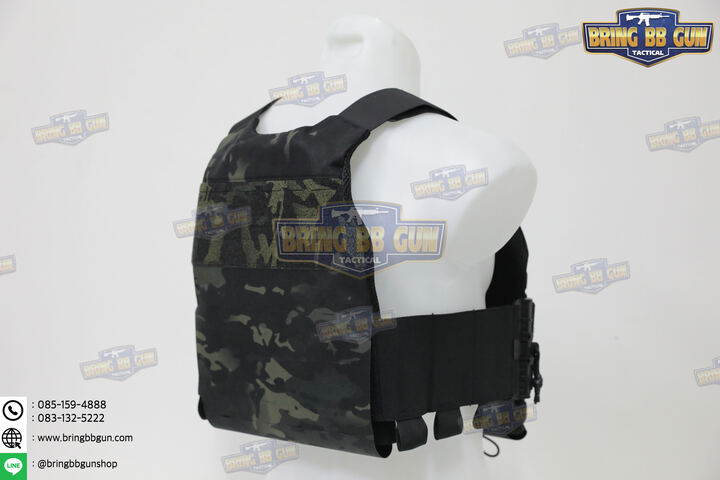 เสื้อเวส FCSK 3.7 (เสื้อเวส FCSK 3.0 + เพ้าแม็กกาซีน MK5 (5.56 แบบ3ช่อง)) (FCSK 3.7 Plate Carrier) (FCSK 3.0 + MK5 Front Flap)