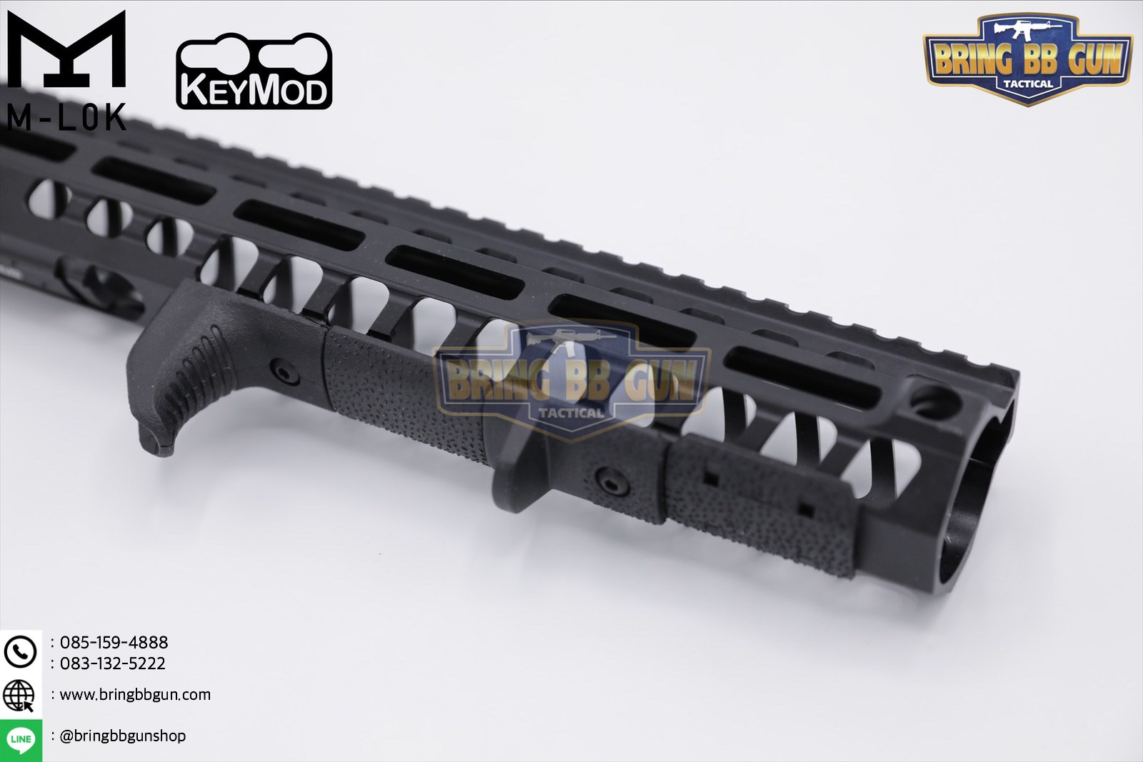 กริ๊ปมือ M-lok/Keymod Hand Stop Kit (M-Lok/Keymod Hand Stop Kit) (ใช้ได้กับชุดหน้าทั้งระบบราง M-Lok และ ระบบ ราง Keymod)
