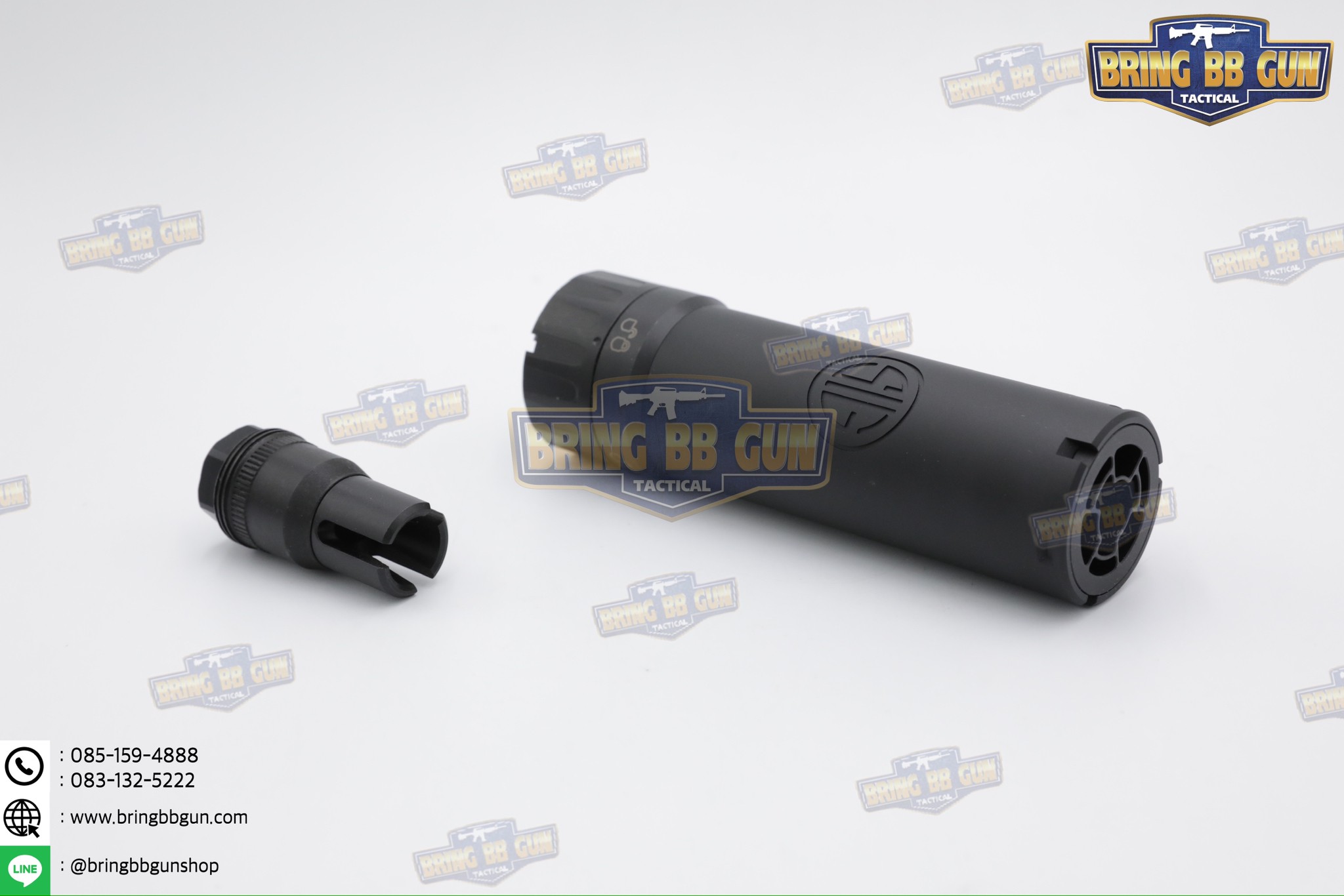 เก็บเสียง+ปลอกลดแสง ทรง Sig Sauer (Sig Sauer Suppressor)